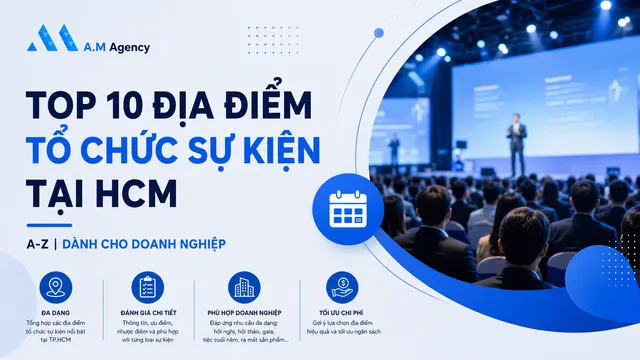 Top 10 địa điểm tổ chức sự kiện tại HCM