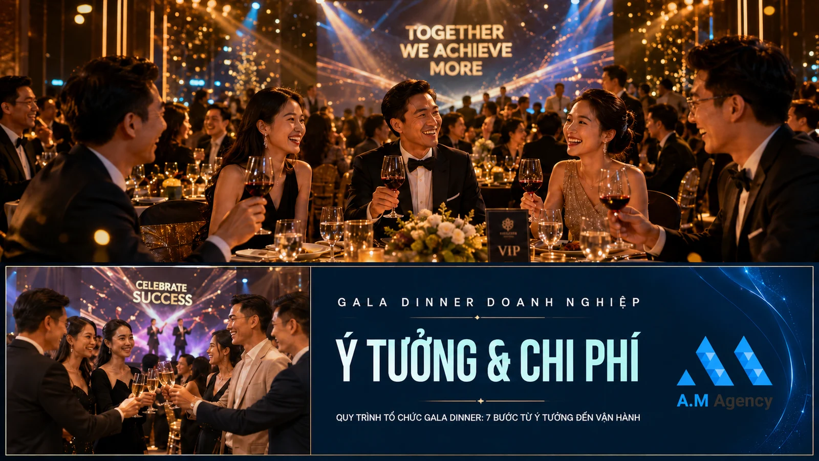 Gala dinner doanh nghiệp: Ý tưởng & chi phí