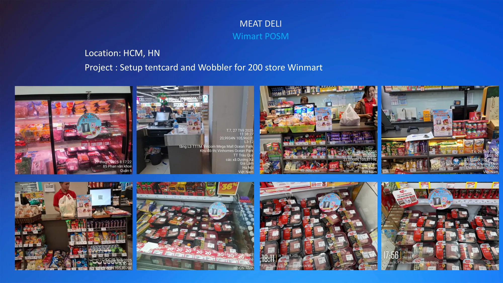 Meat Deli - Triển Khai POSM Hệ Thống 200 Cửa Hàng WinMart